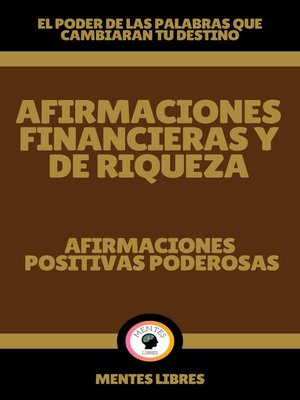 cover image of Afirmaciones Financieras y de Riqueza--Afirmaciones Positivas Poderosas